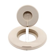 Stand telescopico wireless desktop 2 su 1 per il caricatore wireless per iPhone / orologio (Beige White)