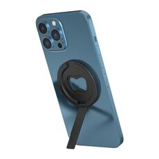 R-JUST SJ20-1 Porta cellulare apribottiglie magnetico in lega di alluminio senza adesivo adesivo (nero)