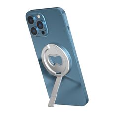 R-JUST SJ20-1 Porta Cellulare Apribottiglie Magnetico in Lega di Alluminio Senza Adesivo Nessuna Traccia (Argento)