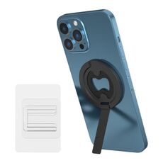 R-JUST SJ20-2 Porta cellulare apribottiglie magnetico in lega di zinco senza adesivo traccia (nero)