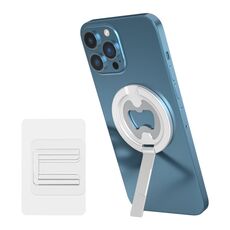 R-JUST SJ20-2 Porta cellulare apribottiglie magnetico in lega di zinco senza adesivo traccia (argento)