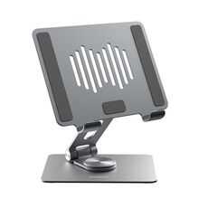 MOMAX KH8 Supporto per tablet pieghevole girevole in lega di alluminio