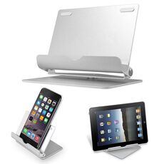 Tablet universale in metallo porta cellulare supporto per telefono cellulare 360 gradi accessorio rotante desktop pieghevole