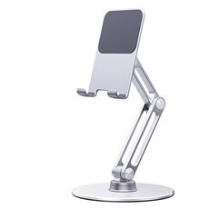 BONERUY L08 Supporto per Riser per Telefono Tablet Supporto per Porta Cellulare Pieghevole con Braccio Lungo