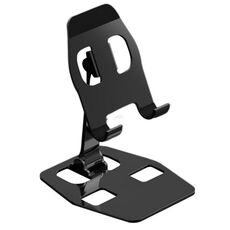 YY-018 Supporto per tablet telefono desktop pieghevole in lega di alluminio (nero)