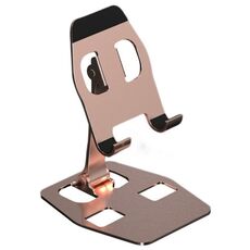 YY-018 Supporto per tablet telefono desktop pieghevole in lega di alluminio (oro rosa)