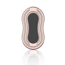 Metallo Car Mobile Telefono Pieghevole Staffa Anello Fibbia PASTA Staffa, Stile: Zucca (oro rosa)