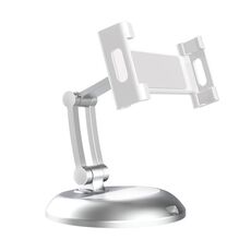 Supporto pieghevole desktop PB-45S, per telefono cellulare da 5-12.9 pollici / tablet (argento)