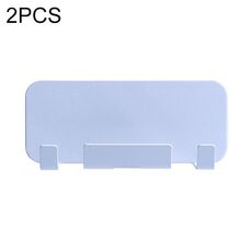 Supporto di ricarica del telefono mobile a parete senza punzoni da 2 pezzi (blu)
