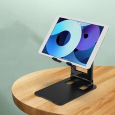 Supporto per cellulare e tablet con tablet Anti-Skid Pieghevole per desktop (nero)