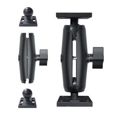 Staffa per macchine agricole in lega di alluminio per tablet PC con supporto per monitor KZ06J, stile: quadrato centrale + collegamento + quadrato centrale