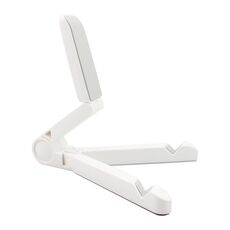 54356 Supporto per telefono triangolare pieghevole universale da tavolo multifunzionale (bianco)