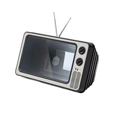 Retro TV Schermo del telefono cellulare Amplificatore video Supporto per telefono cellulare (grigio)