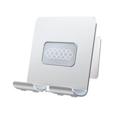 B87 Tablet PC senza punzonatura Staffa in lega di alluminio Supporto per telefono da parete adesivo da cucina per bagno (grigio argento)