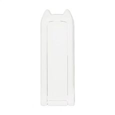 ZJ001 Mini supporto invisibile pieghevole per telefono / tablet montato sul retro (bianco)