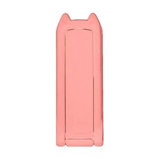 ZJ001 Mini supporto invisibile pieghevole per telefono/tablet montato sul retro (rosa)