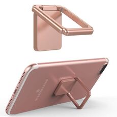 Supporto magnetico per cellulare con fibbia ad anello quadrato girevole a 360 gradi (consegna colore casuale)