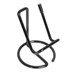Porta biglietti da visita da ufficio stabile in ferro battuto da tavolo, tablet, telefono, supporto pigro (nero)