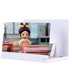 Amplificatore per schermo portatile pieghevole per cellulare Lente d'ingrandimento HD anti-luce blu, dimensioni: 10 pollici (bianco)