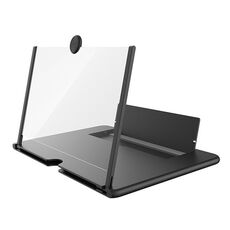 Amplificatore per schermo del telefono pieghevole estraibile Lente d'ingrandimento HD anti-luce blu, Colore: 16 pollici-Nero