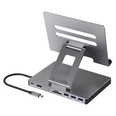 Staffa per docking station Type-C pieghevole multifunzionale per tablet Blueendless 4K/60Hz, specifiche: 8-in-1