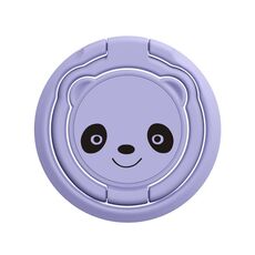 Supporto universale per cellulare pieghevole con anello da dito, rotazione a 360°, supporto per telefono da tavolo (viola)