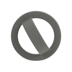 Per iPhone/Huawei/Xiaomi Supporto per telefono in silicone liquido Magsafe Supporto per anello da dito, colore: grigio