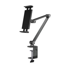 Supporto per telefono cellulare, supporto universale pieghevole da scrivania per streaming live, per telefono/tablet (grigio scuro)