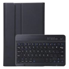 Custodia in pelle Bluetooth Bluetooth A220 per Samsung Galaxy Tab A7 Lite 8.7 T220 / T225, con supporto e funzione elasticizzata (nero)