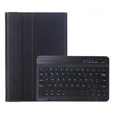 Custodia in pelle Bluetooth A06B Ultra-sottile Bluetooth con slot e supporto per penne per iPad mini 6 (nero)