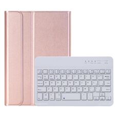 A06B Custodia in pelle Bluetooth Bluetooth Ultra-sottile Ultra-sottile con slot per penna e supporto per iPad Mini 6 (oro rosa)