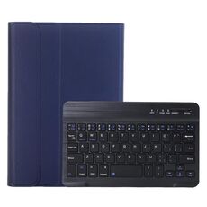 Custodia in pelle Bluetooth Bluetooth A06B Ultra-sottile con slot e supporto per penne per iPad mini 6 (blu scuro)