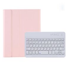 Custodia in pelle Bluetooth Bluetooth A06B ultra-sottile con slot e supporto per penne per iPad Mini 6 (rosa)