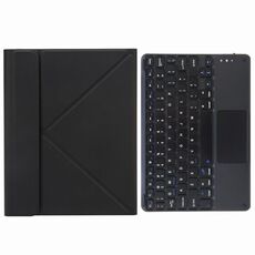 H-109C Touch Bluetooth Tastiera in pelle con supporto a tre volte per iPad Pro 11 pollici 2021 e 2020 e 2018 / AIR 2020 10.9 (nero)