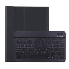 C-098B Candy Color Skin Feel Texture Bluetooth Tastiera in pelle Custodia con porta a penna per iPad Air 4 10.9 2020 / Air 5 10.9 2022 (nero)