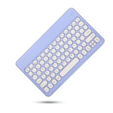 X4 Tastiera Bluetooth del colore spray per tasti rotondi X4 (lago blu)