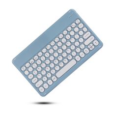 X4 Tastiera Bluetooth del colore spray per tasti rotondi X4 (azzurro)