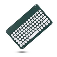 X4 Tastiera Bluetooth del colore spray per tasti rotondi X4 (Green Night Dark)