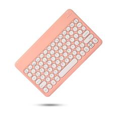 X4 Tastiera Bluetooth del colore spray per tasti rotondi X4 (rosa arancione)