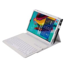 SA610 per Samsung Galaxy Tab S6 Lite 10.4 P610 e P615 (2020) / Tab S5e / T720 Tastiera Bluetooth rimovibile 2 in 1 + Custodia protettiva con texture Litchi con supporto e slot per penna (bianca)