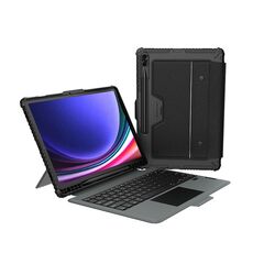 Per Samsung Galaxy Tab S9+ / S9+ 5G Custodia con tastiera combinata con paraurti Nillkin versione retroilluminata