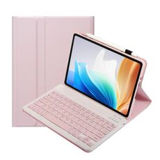 Per OPPO Pad Air2 11,4 pollici OP14 TPU Custodia in pelle ultrasottile staccabile con tastiera Bluetooth (rosa)
