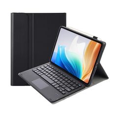 Per OPPO Pad Air2 11,4 pollici OP14-A Custodia in pelle con tastiera Bluetooth staccabile ultrasottile TPU con touchpad (nero)