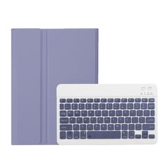 Per Xiaomi Pad 7 / 7 Pro 11.2 pollici A0N13 Custodia per tablet in pelle con tastiera Bluetooth staccabile ultrasottile (bianco lavanda)