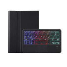 Per Xiaomi Pad 7 / 7 Pro 11.2 pollici A0N13-AS Custodia per tablet in pelle con tastiera Bluetooth retroilluminata staccabile ultrasottile con touchpad (nero)