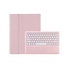 Per Xiaomi Pad 6 Max 14 A0N8 Custodia per tablet in pelle con tastiera Bluetooth staccabile ultrasottile (rosa bianco)