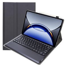 Per OPPO Pad 3 12.1 pollici OP15 TPU Ultra-sottile staccabile Bluetooth tastiera custodia in pelle (nero)