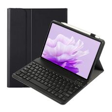 Per Huawei MatePad 11.5 S 2024 AH20 Custodia per tablet in pelle con tastiera Bluetooth staccabile ultrasottile (nera)