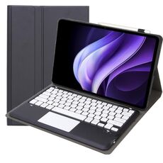 Per vivo Pad3 12.1 pollici AV10-A TPU Ultra-sottile staccabile Bluetooth Tastiera Custodia in pelle con touchpad (nero + bianco)