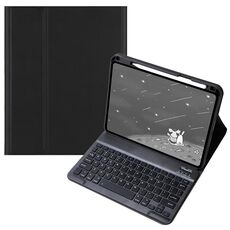 Per Infinix Xpad 11 pollici Candy Color Square Keys Bluetooth Keyboard Custodia in pelle (nero)